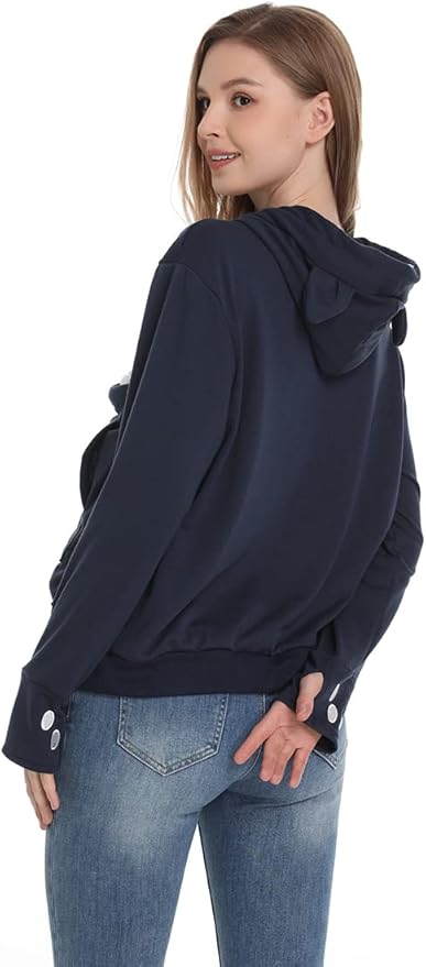 LINYUCHEN Cat Dog Pouch Hoodie Large Pet Pouch