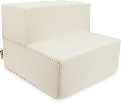 Best Pet Supplies Portable Foldable Foam Pet Stairs/Steps for Couch 2-Step (H: 12")