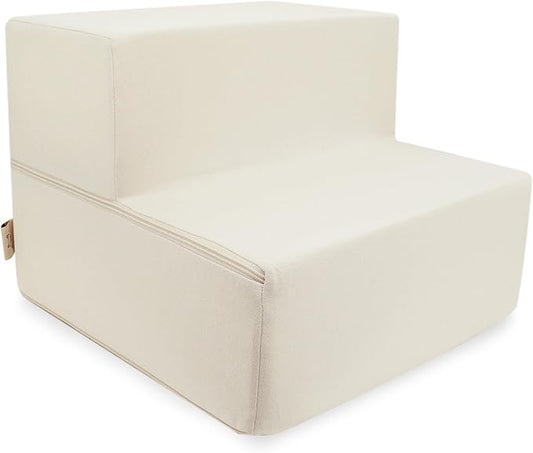 Best Pet Supplies Portable Foldable Foam Pet Stairs/Steps for Couch 2-Step (H: 12")
