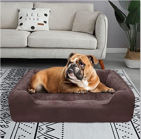 PUPPBUDD Dog Beds for Large Dogs