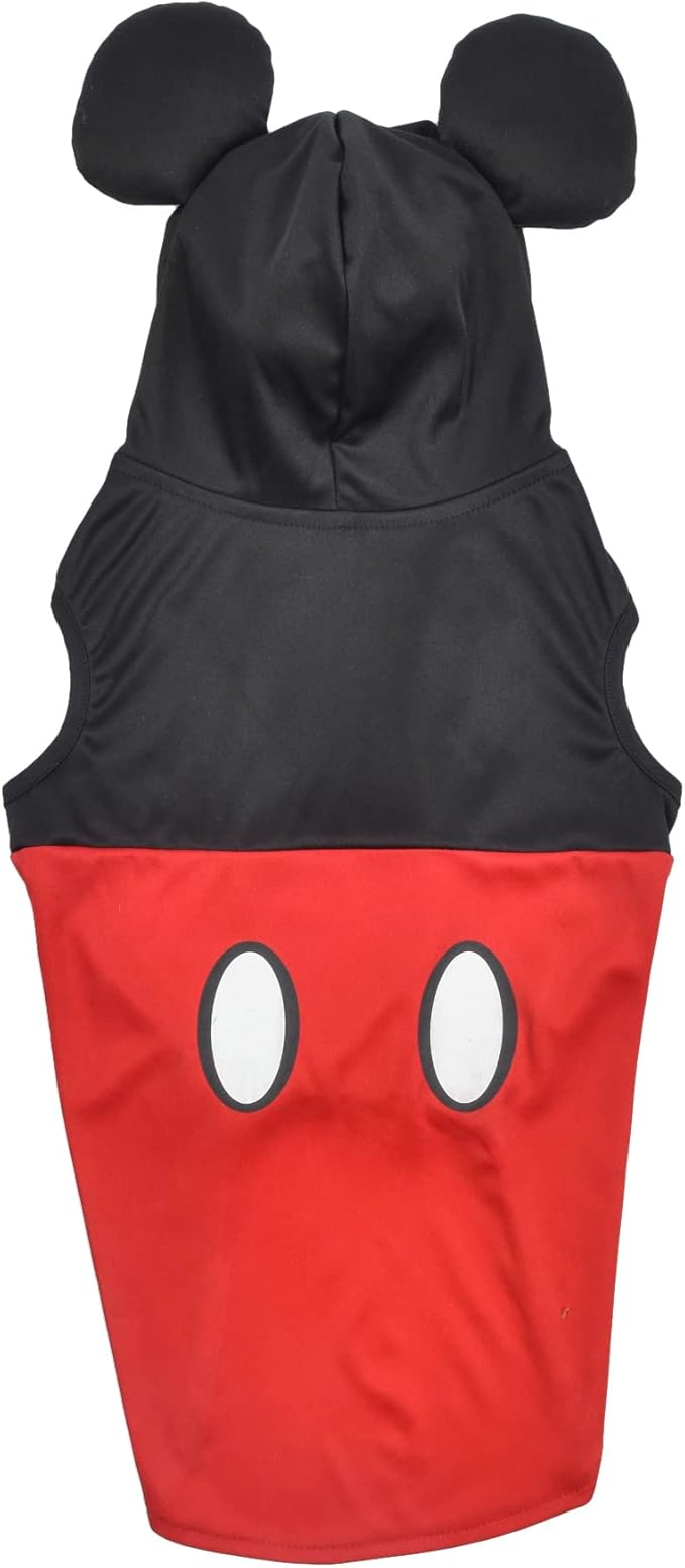 Disney for Pets Mickey Mouse Halloween Costume for Dogs - Large | Disney Halloween Dog Costumes, Funny Pet Costumes | Officially Licensed Disney Dog Halloween Costume,Red/Black