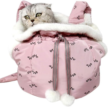 La La Pet Cat Carrier Backpack Travel Dog Chest Backpack Bag