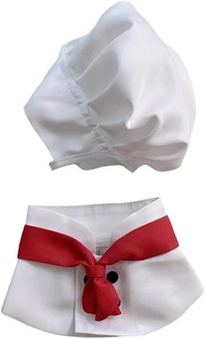 1 Set White Small Dogs Hat Photography Prop Funny Chef Style Pet Headwear Pet Accessories Dog Hats