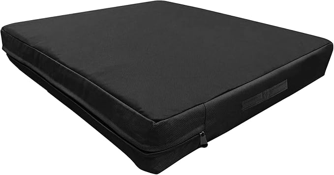 Dog Bed Cover Replacement Washable. 44 "L X 32 "W X 4 "H Washable Removable Orthopedic, Cooling Gel and Memory Foam pet Bed Protector Cover, Cover only (Black)