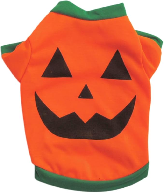 Dog Pumpkin Clothes Cat Shirts Puppy Lightweight Sweatshirts