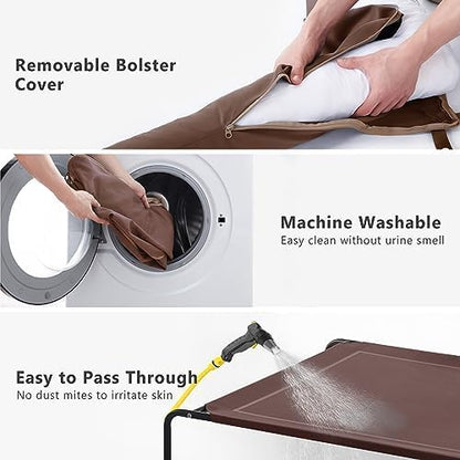 Cooling Elevated Dog Bed for Large Dogs