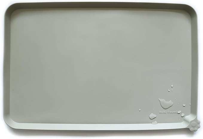 Hoki Found Large Silicone Pet Food Mats Tray