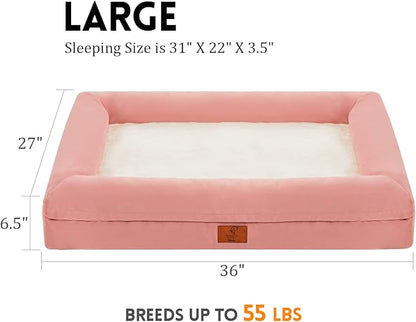 Large Dog Bed 4-Sides Removable