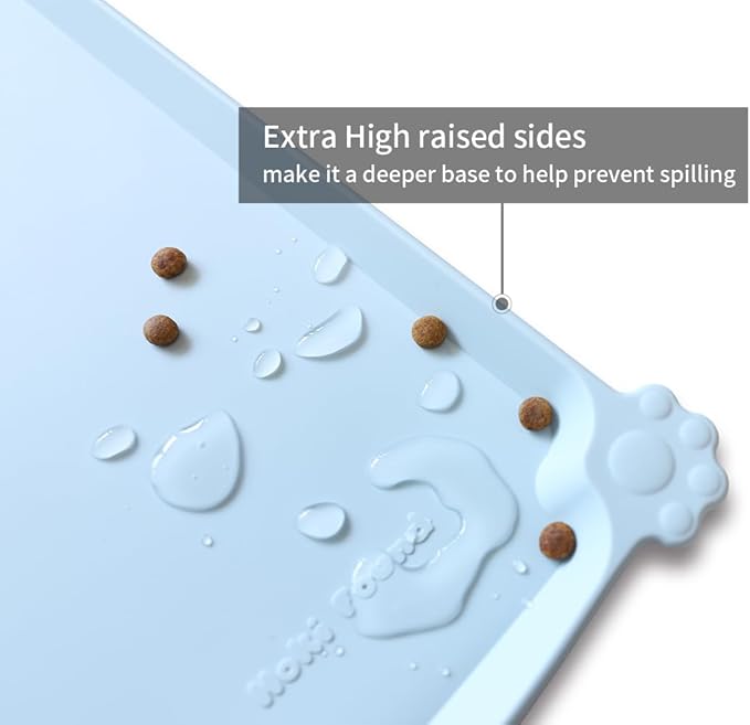 Hoki Found X-Large Silicone Pet Food Mats Tray