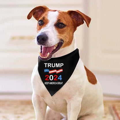 Trump 2024 for President Campaign Dog Bandana Keep