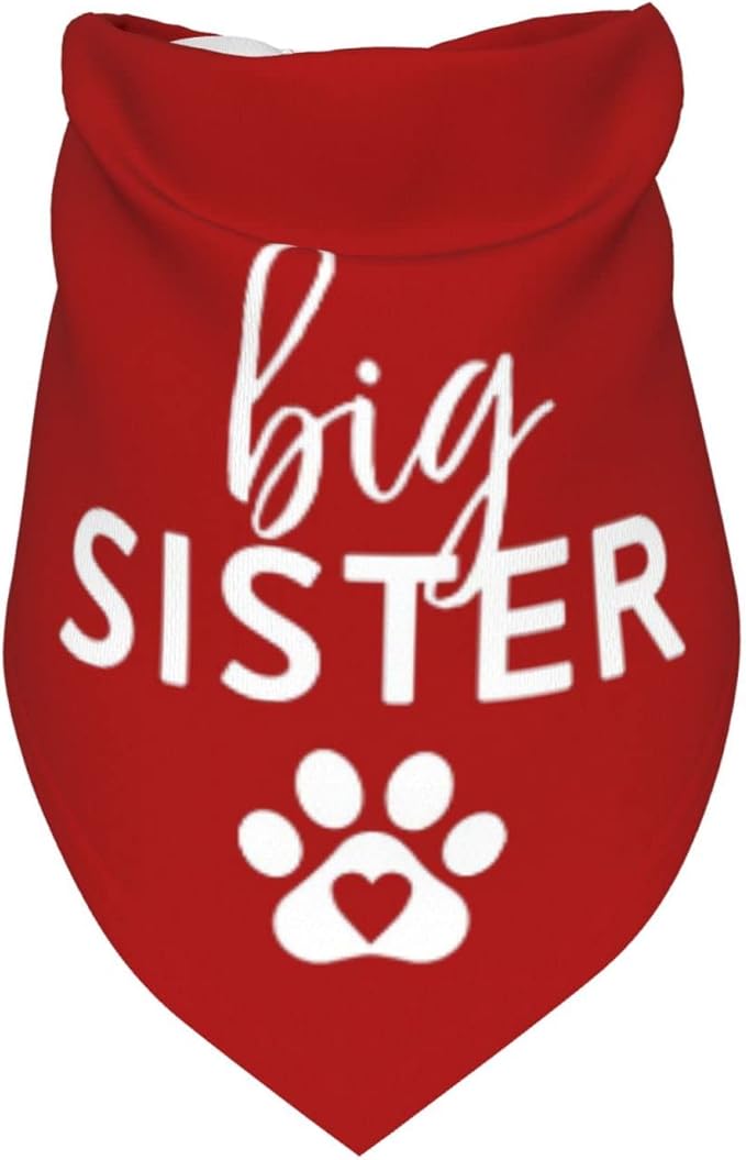 Big Sister Dog Bandana