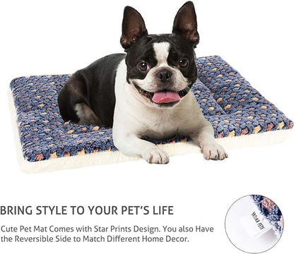 Mora Pets Dog Bed Crate Pad Ultra Soft 29 x 21 inch
