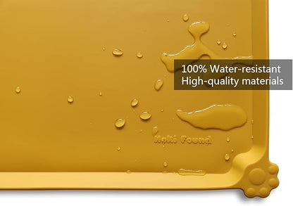 Hoki Found Large Silicone Pet Food Mats Tray
