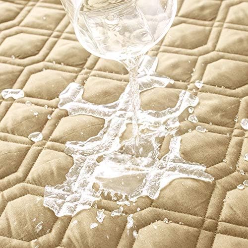 RBSC Home Waterproof Blanket Dog Bed Cover Non Slip Large Sofa Cover Incontinence Mattress Protectors for Pets Dog Cat (5282YELLOW)