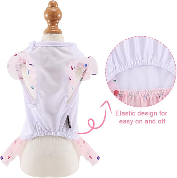 Yikeyo Dog Clothes Girl Dog Dress Small Dogs