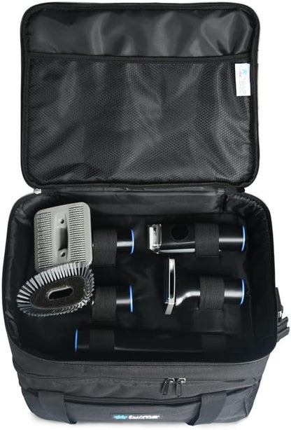 Carrying Case for FM-02 Professional PLUS Grooming Vacuum Kit - Lightweight Bag with Multiple Compartmans & Pockets, Suitable for Traveling and Storage
