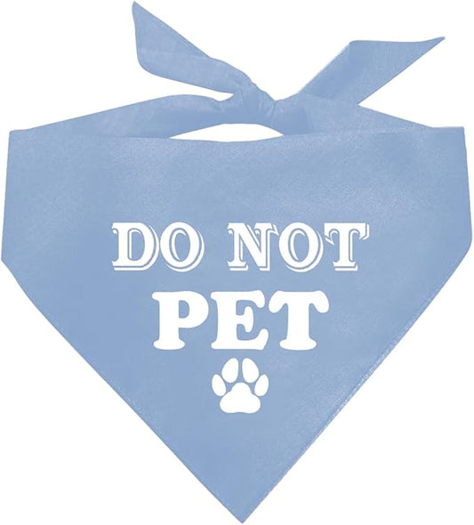 Do Not Pet Dog Bandana (E60)