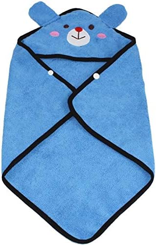 Goclothod Pet Hooded Bath Towel Puppy Drying Bath Towel Absorbent Bathrobe Warm Blanket