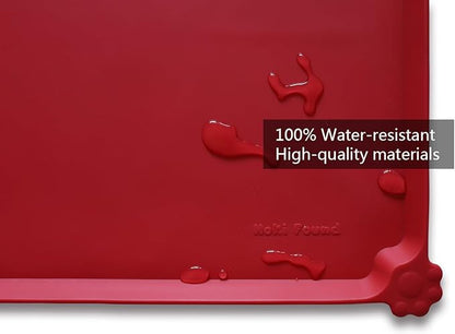 Hoki Found Large Silicone Pet Food Mats Tray