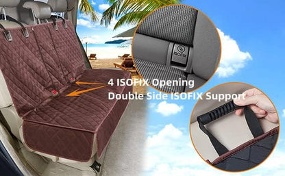 Dog Car Seat Cover for Back Seat Cover for Kids