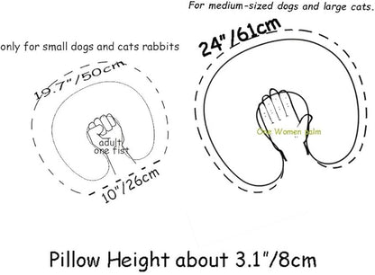 Cute Cooling Dog Bed Pillows 12lbs)