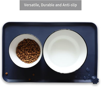 Hoki Found Silicone Pet Food Mats Tray