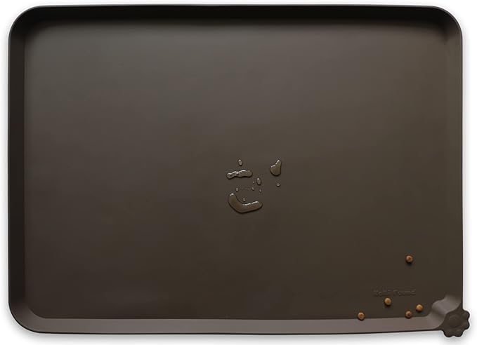 Hoki Found X-Large Silicone Pet Food Mats Tray