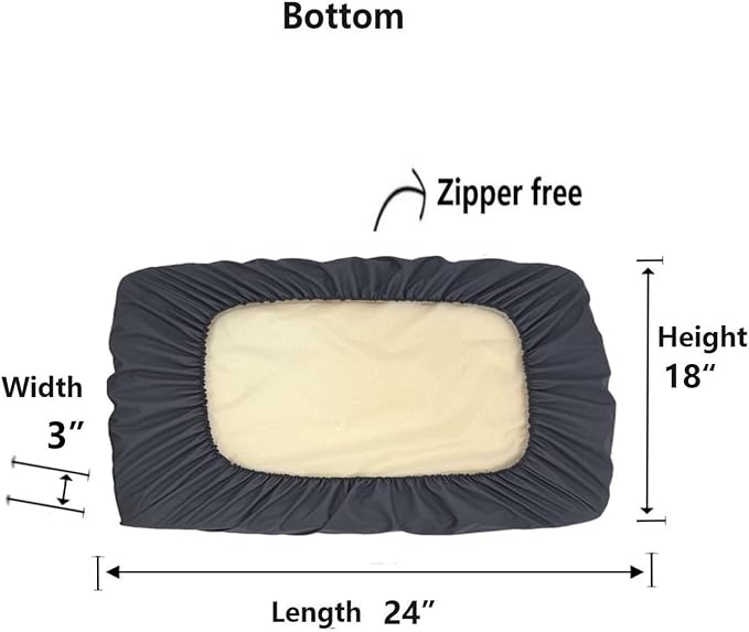 Waterproof Dog Bed Cover 24 x 18 Inch