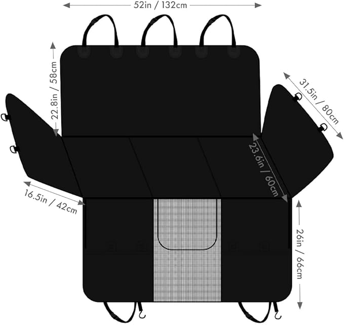 Heavy Duty Back Seat Extender for Dogs