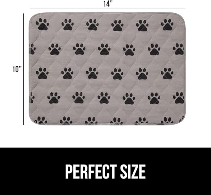 Gorilla Grip Washable Puppy Pads 14x10 Pack 2