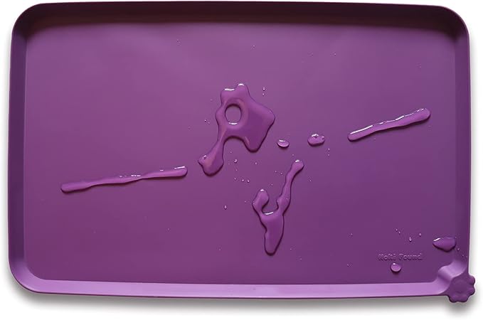 Hoki Found L Silicone Pet Food Mats Tray