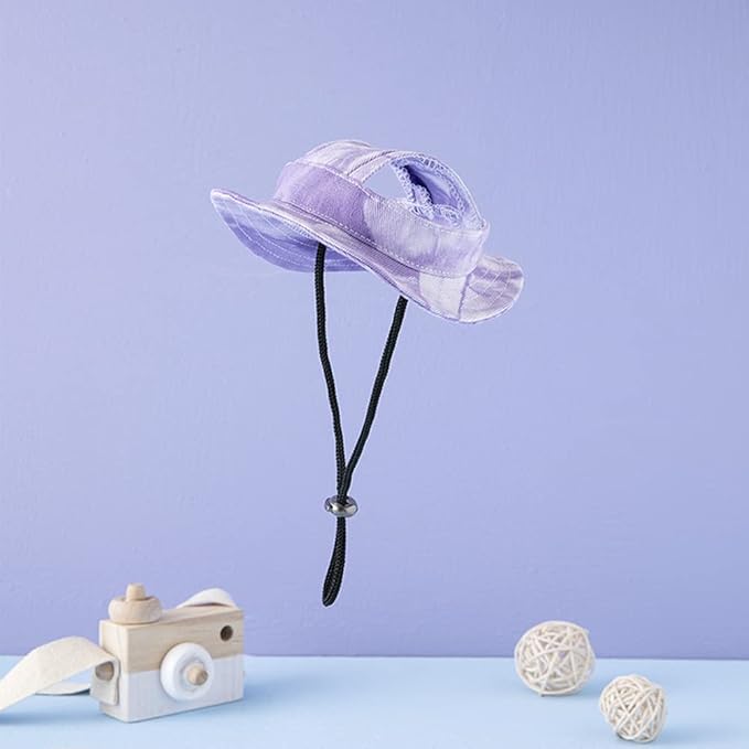 Dog Princess Hat Round Brim