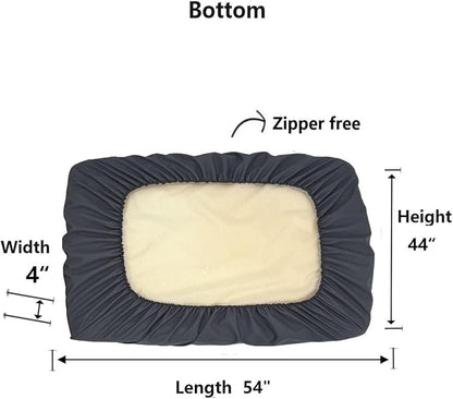 Waterproof Dog Bed Cover 54 x 44 Inch