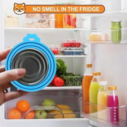 2 Pack Pet Food Cans Lids