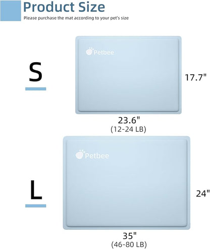 Cooling Mat for Dogs (12-24 LB), 23.6"*17.7"