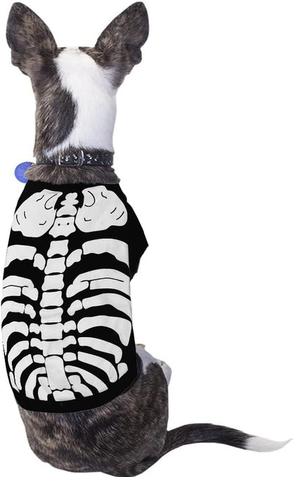 Halloween Skeleton Costumes for Pets Dogs Cats Funny Pets Kitten Puppies Dress Up Apparel Clothes (Skeleton,L)