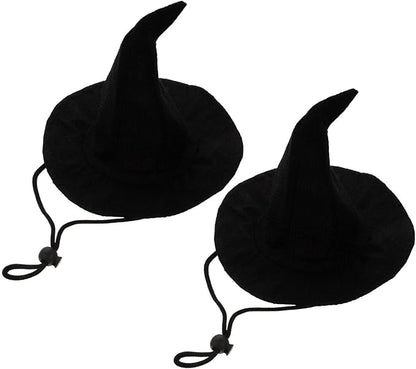 YARNOW 2 Pcs Dog Witch Hat Halloween Pet Hat Halloween Witch Hat for Dog Cat Pet Costume Accessories