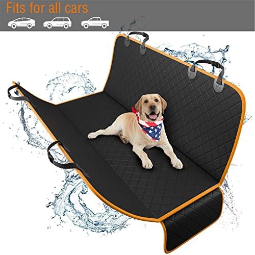 Dog Car Seat Cover for Back Seat 100% Waterproof 600D Heavy (007)