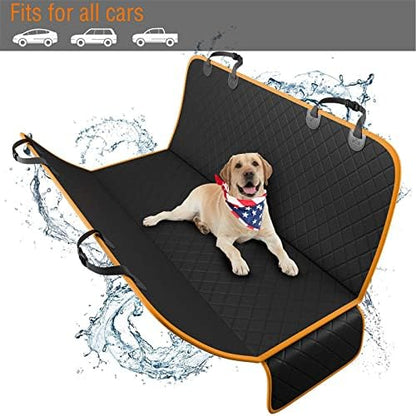 Dog Car Seat Cover for Back Seat 100% Waterproof 600D Heavy (007)