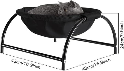 Cat Bed Dedicated Replacement Net Cover Soft Durable Breathability (Black)