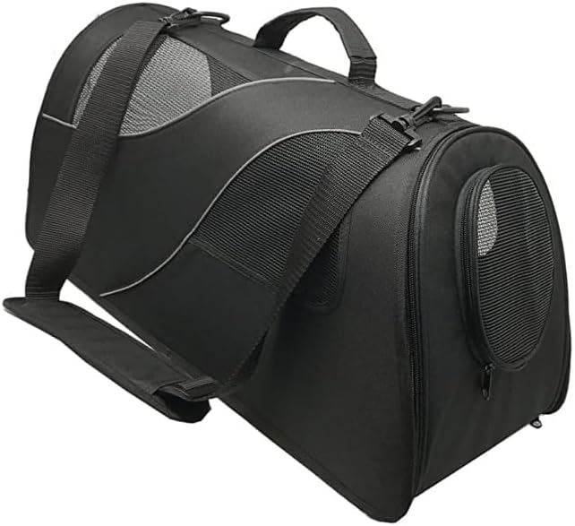 Fuzzy Buddy FB-SS-BL-10 Soft-Sided Pet Carrier for Small Dogs and Cats, Black, 10-Pack