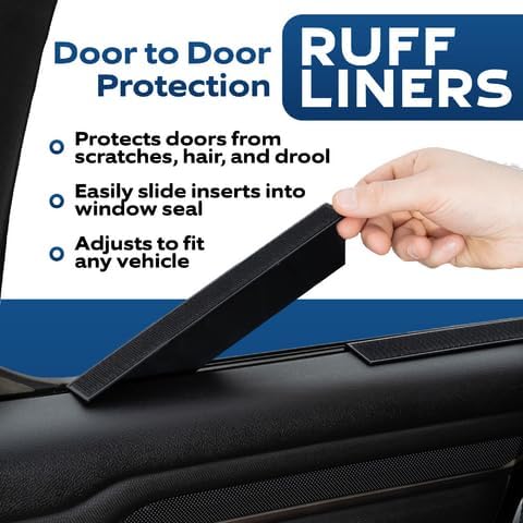 Large Dog Back Seat Extender for Dogs and Door Protection for Full-Size Trucks & Full-Size SUV