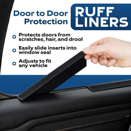 Large Dog Back Seat Extender for Dogs and Door Protection for Full-Size Trucks & Full-Size SUV