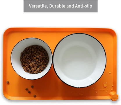 Hoki Found Silicone Pet Food Mats Tray
