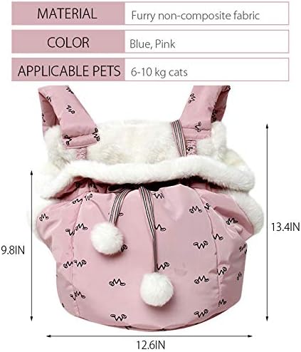 La La Pet Cat Carrier Backpack Travel Dog Chest Backpack Bag