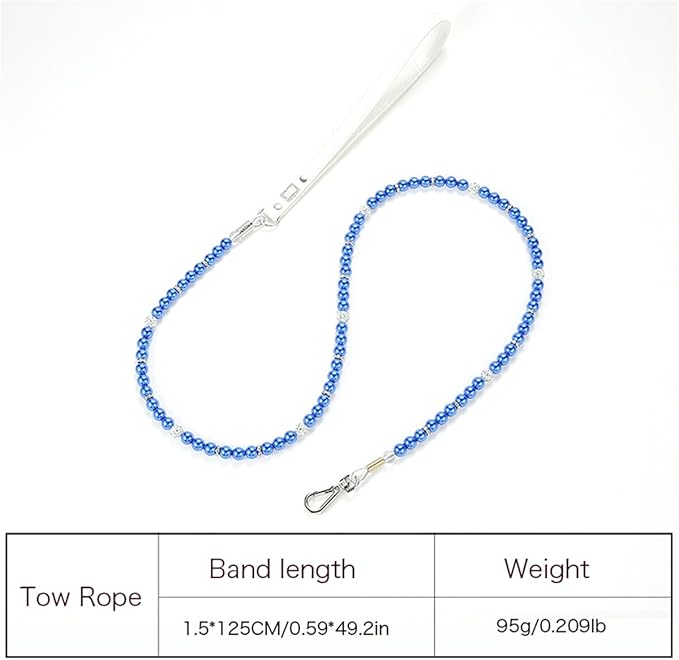 Small Dog Collars for Female Dogs, Pearl Dog Collar Leash Set Cute Pu Leather Cat Necklace with Crystal Rhinestone Diamond for Puppy XS Small Medium Dogs Wedding & Birthday Party White L