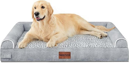 Large Dog Bed Orthopedic Washable: Beds Bolster XL