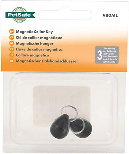 PetSafe, Staywell, Magnetic Collar Key 2 Pack, Selective Entry, Convenient, Microchip Alternative, Black