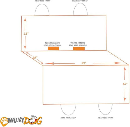 Walky Dog Deluxe XL Rear Seat