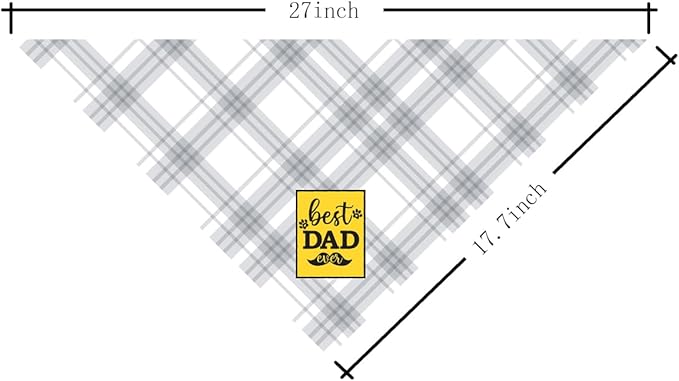 Best Dad Ever Dog Bandana (C16)